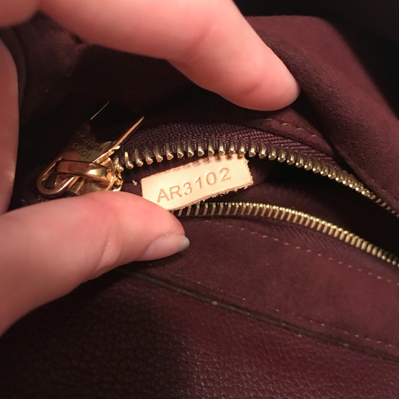 EUC Louis Vuitton Monogram Canvas Burgundy Eden PM - Picture 6 of 8